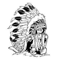 Dibujo para colorear: Yakari (Personajes de Dibujos Animados) #201097 - Dibujos para Colorear e Imprimir Gratis
