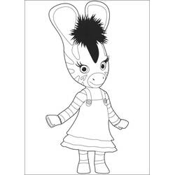 Dibujo para colorear: Zou (Personajes de Dibujos Animados) #206945 - Dibujos para Colorear e Imprimir Gratis