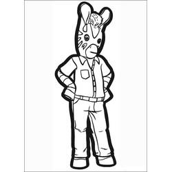 Dibujo para colorear: Zou (Personajes de Dibujos Animados) #206951 - Dibujos para Colorear e Imprimir Gratis