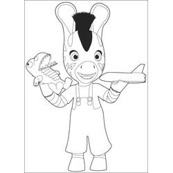 Dibujo para colorear: Zou (Personajes de Dibujos Animados) #206957 - Dibujos para Colorear e Imprimir Gratis