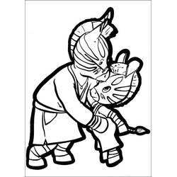 Dibujo para colorear: Zou (Personajes de Dibujos Animados) #206958 - Dibujos para Colorear e Imprimir Gratis