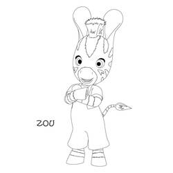Dibujo para colorear: Zou (Personajes de Dibujos Animados) #24573 - Dibujos para Colorear e Imprimir Gratis