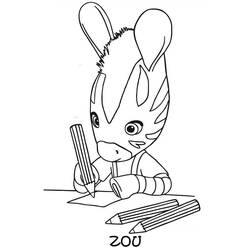 Dibujo para colorear: Zou (Personajes de Dibujos Animados) #24575 - Dibujos para Colorear e Imprimir Gratis