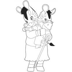Dibujo para colorear: Zou (Personajes de Dibujos Animados) #24576 - Dibujos para Colorear e Imprimir Gratis