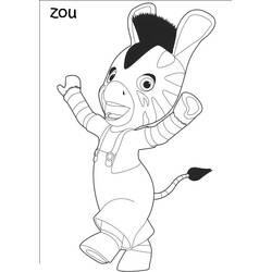 Dibujo para colorear: Zou (Personajes de Dibujos Animados) #24578 - Dibujos para Colorear e Imprimir Gratis