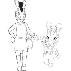 Dibujo para colorear: Zou (Personajes de Dibujos Animados) #24579 - Dibujos para Colorear e Imprimir Gratis