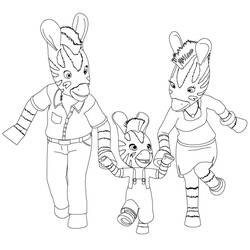 Dibujo para colorear: Zou (Personajes de Dibujos Animados) #24580 - Dibujos para Colorear e Imprimir Gratis