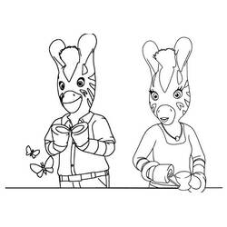 Dibujo para colorear: Zou (Personajes de Dibujos Animados) #24582 - Dibujos para Colorear e Imprimir Gratis