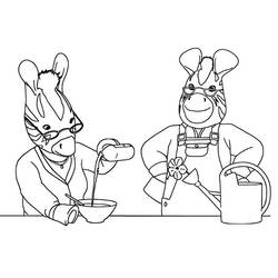 Dibujo para colorear: Zou (Personajes de Dibujos Animados) #24584 - Dibujos para Colorear e Imprimir Gratis