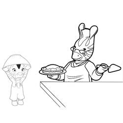 Dibujo para colorear: Zou (Personajes de Dibujos Animados) #24589 - Dibujos para Colorear e Imprimir Gratis