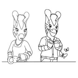 Dibujo para colorear: Zou (Personajes de Dibujos Animados) #24593 - Dibujos para Colorear e Imprimir Gratis