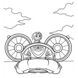 Dibujos para colorear: Zuma PAW Patrol - Dibujos para Colorear e Imprimir Gratis