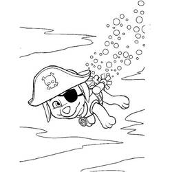 Dibujo para colorear: Zuma PAW Patrol (Personajes de Dibujos Animados) #181684 - Dibujos para Colorear e Imprimir Gratis