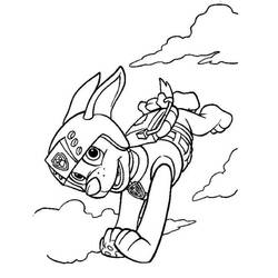 Dibujo para colorear: Zuma PAW Patrol (Personajes de Dibujos Animados) #181686 - Dibujos para Colorear e Imprimir Gratis