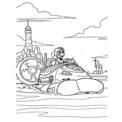 Dibujo para colorear: Zuma PAW Patrol (Personajes de Dibujos Animados) #181687 - Dibujos para Colorear e Imprimir Gratis