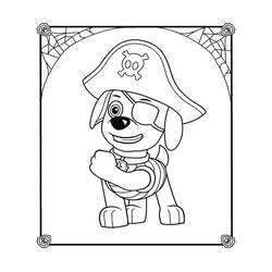 Dibujo para colorear: Zuma PAW Patrol (Personajes de Dibujos Animados) #181694 - Dibujos para Colorear e Imprimir Gratis