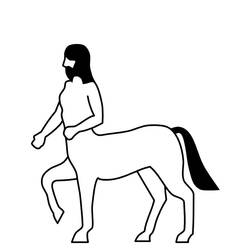 Dibujos para colorear: Centauro - Dibujos para Colorear e Imprimir Gratis