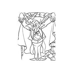 Dibujo para colorear: Drácula (Personajes de Fantasía y Aventura) #204064 - Dibujos para Colorear e Imprimir Gratis