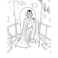 Dibujo para colorear: Drácula (Personajes de Fantasía y Aventura) #204071 - Dibujos para Colorear e Imprimir Gratis