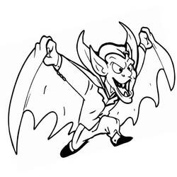 Dibujo para colorear: Drácula (Personajes de Fantasía y Aventura) #204074 - Dibujos para Colorear e Imprimir Gratis