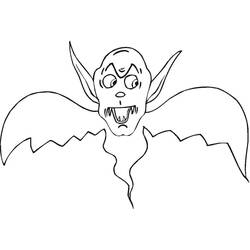 Dibujo para colorear: Drácula (Personajes de Fantasía y Aventura) #204075 - Dibujos para Colorear e Imprimir Gratis