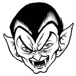 Dibujo para colorear: Drácula (Personajes de Fantasía y Aventura) #204077 - Dibujos para Colorear e Imprimir Gratis