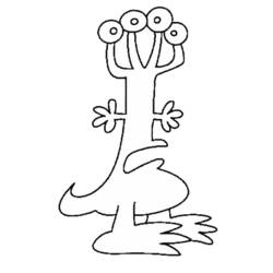 Dibujo para colorear: Extranjero (Personajes de Fantasía y Aventura) #94558 - Dibujos para Colorear e Imprimir Gratis
