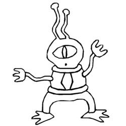 Dibujo para colorear: Extranjero (Personajes de Fantasía y Aventura) #94568 - Dibujos para Colorear e Imprimir Gratis