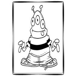 Dibujo para colorear: Extranjero (Personajes de Fantasía y Aventura) #94637 - Dibujos para Colorear e Imprimir Gratis