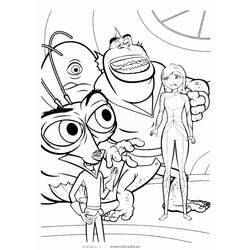 Dibujo para colorear: Extranjero (Personajes de Fantasía y Aventura) #94766 - Dibujos para Colorear e Imprimir Gratis