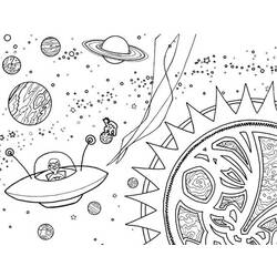 Dibujo para colorear: Extranjero (Personajes de Fantasía y Aventura) #94779 - Dibujos para Colorear e Imprimir Gratis