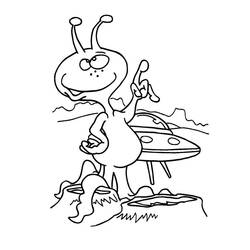 Dibujo para colorear: Extranjero (Personajes de Fantasía y Aventura) #94852 - Dibujos para Colorear e Imprimir Gratis