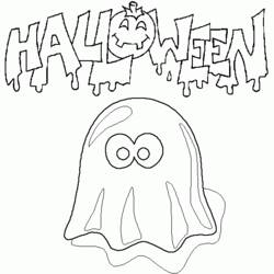 Dibujo para colorear: Fantasma (Personajes de Fantasía y Aventura) #95520 - Dibujos para Colorear e Imprimir Gratis