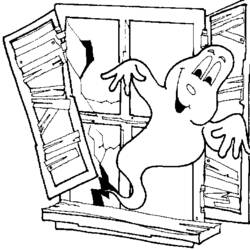 Dibujo para colorear: Fantasma (Personajes de Fantasía y Aventura) #95566 - Dibujos para Colorear e Imprimir Gratis