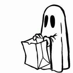 Dibujo para colorear: Fantasma (Personajes de Fantasía y Aventura) #95583 - Dibujos para Colorear e Imprimir Gratis