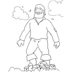 Dibujos para colorear: Gigante - Dibujos para Colorear e Imprimir Gratis