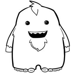 Dibujos para colorear: Monstruo - Dibujos para Colorear e Imprimir Gratis