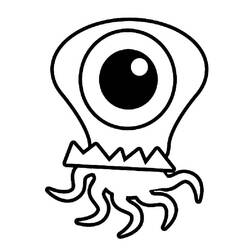 Dibujo para colorear: Monstruo (Personajes de Fantasía y Aventura) #183720 - Dibujos para Colorear e Imprimir Gratis