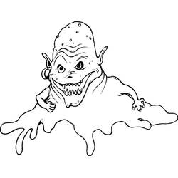Dibujo para colorear: Monstruo (Personajes de Fantasía y Aventura) #183733 - Dibujos para Colorear e Imprimir Gratis