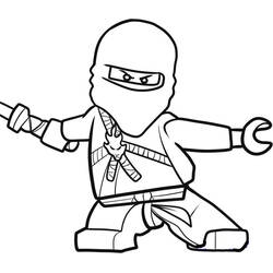Dibujo para colorear: Ninja (Personajes de Fantasía y Aventura) #147913 - Dibujos para Colorear e Imprimir Gratis