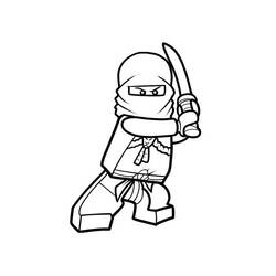 Dibujo para colorear: Ninja (Personajes de Fantasía y Aventura) #147926 - Dibujos para Colorear e Imprimir Gratis