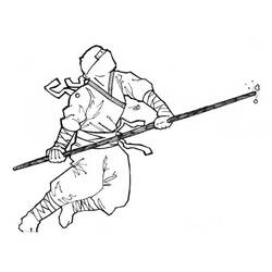 Dibujo para colorear: Ninja (Personajes de Fantasía y Aventura) #147967 - Dibujos para Colorear e Imprimir Gratis
