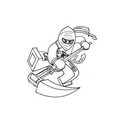 Dibujo para colorear: Ninja (Personajes de Fantasía y Aventura) #148018 - Dibujos para Colorear e Imprimir Gratis