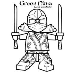 Dibujo para colorear: Ninja (Personajes de Fantasía y Aventura) #148038 - Dibujos para Colorear e Imprimir Gratis