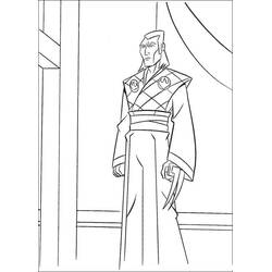 Dibujo para colorear: Ninja (Personajes de Fantasía y Aventura) #148051 - Dibujos para Colorear e Imprimir Gratis