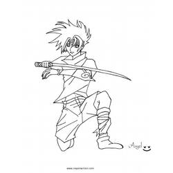 Dibujo para colorear: Ninja (Personajes de Fantasía y Aventura) #148177 - Dibujos para Colorear e Imprimir Gratis