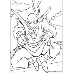 Dibujo para colorear: Ninja (Personajes de Fantasía y Aventura) #148197 - Dibujos para Colorear e Imprimir Gratis