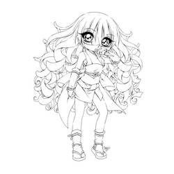 Dibujo para colorear: Ninja (Personajes de Fantasía y Aventura) #148228 - Dibujos para Colorear e Imprimir Gratis