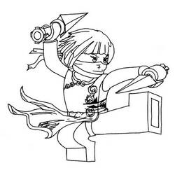 Dibujo para colorear: Ninja (Personajes de Fantasía y Aventura) #148273 - Dibujos para Colorear e Imprimir Gratis