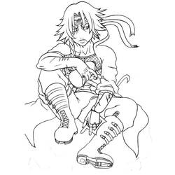 Dibujo para colorear: Ninja (Personajes de Fantasía y Aventura) #148317 - Dibujos para Colorear e Imprimir Gratis
